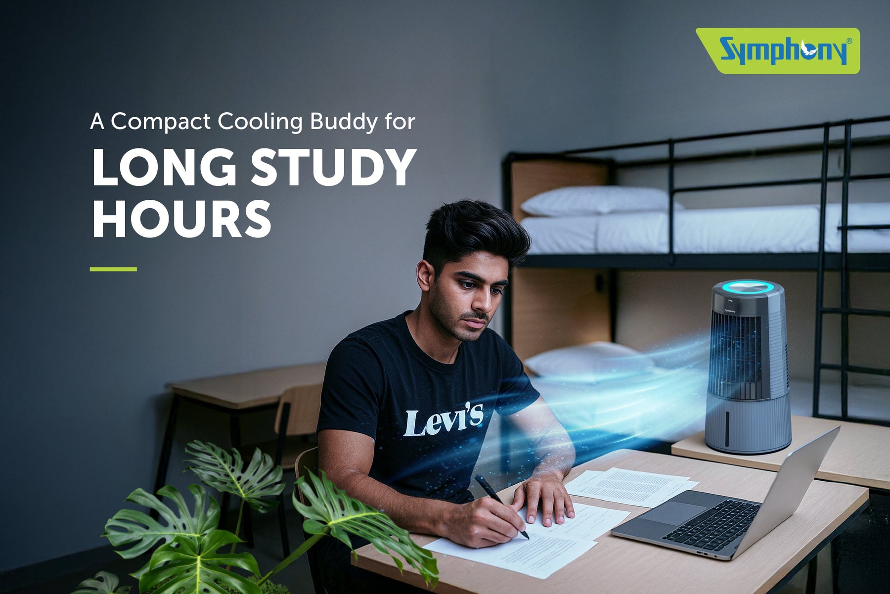 A Compact Cooling Buddy for Long Study Hours