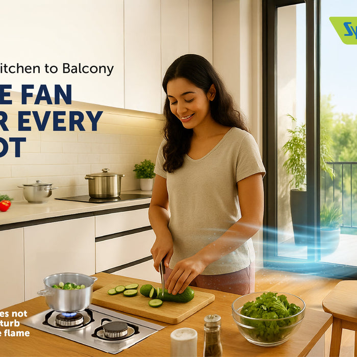From Kitchen to Balcony One Fan for Every Spot