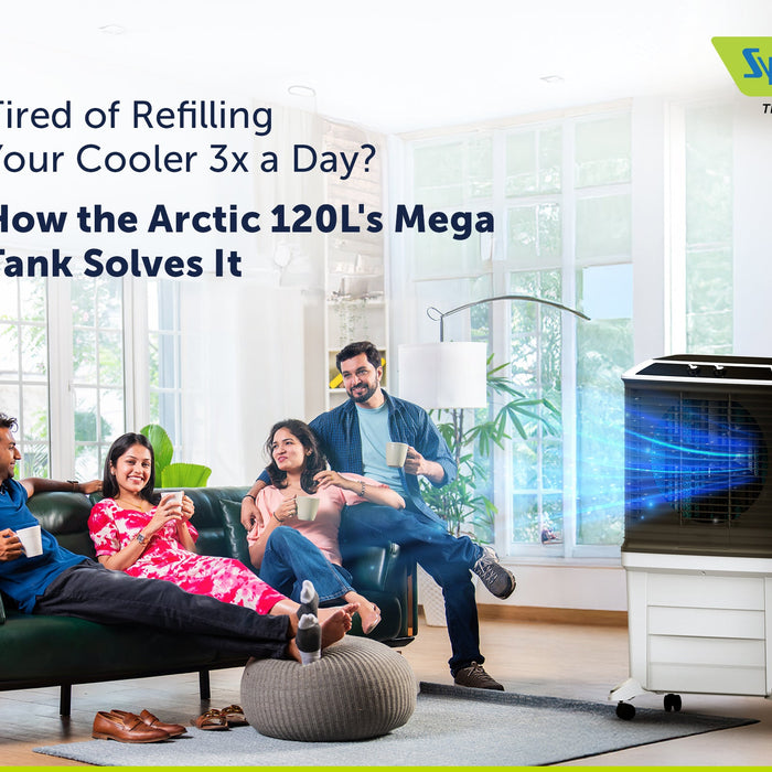 Tired of Refilling Your Cooler 3x a Day? How the Arctic 120L’s Mega Tank Solves It.