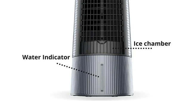 Water/Ice Chamber With Refill Reminder