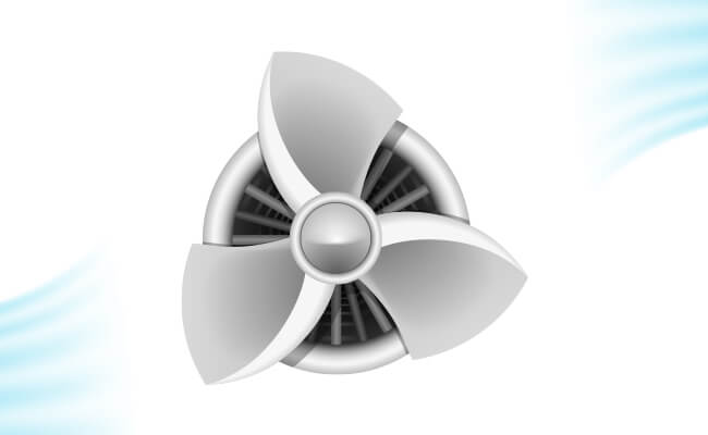 Powerful 3-Level Speed Fan