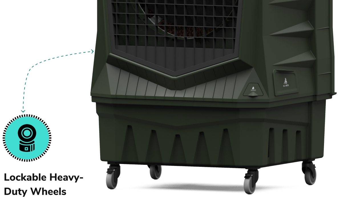 Lockable Heavy-Duty Wheels