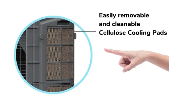 Easy Removable Cellulose Cooling Pads
