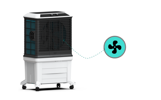 +Air Fan For Powerful Air Throw