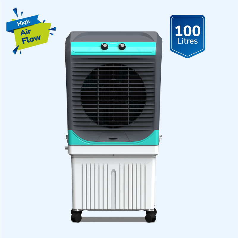 Maxwind 100 EX Air Cooler, 100 litres (With Powerful Exhaustive Fan)
