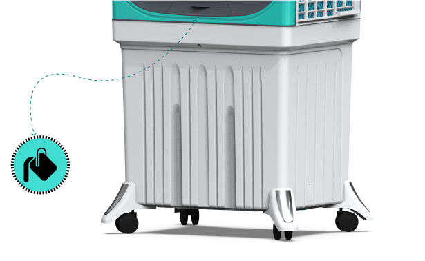 Easy Water Refill System for Comfort