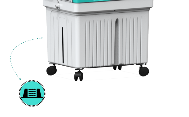 Mega Tank of 100L for a Breezy Cooling Experience