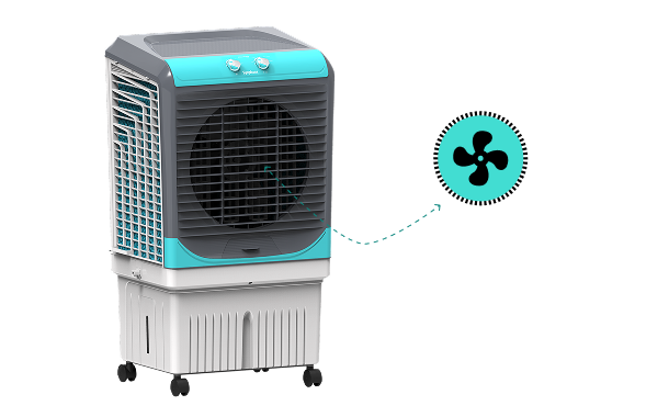 High-Power Fan for  Wide Coverage