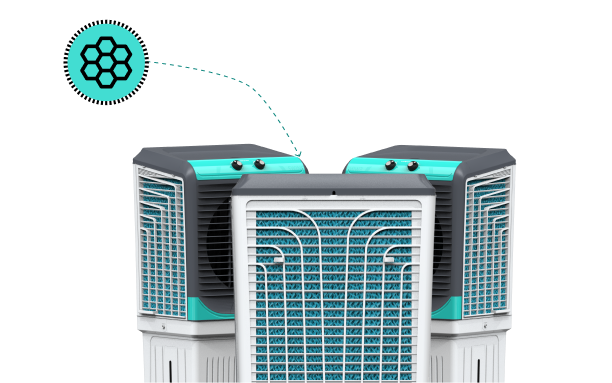 3-Side Cellulose Pads for Enhanced Cooling