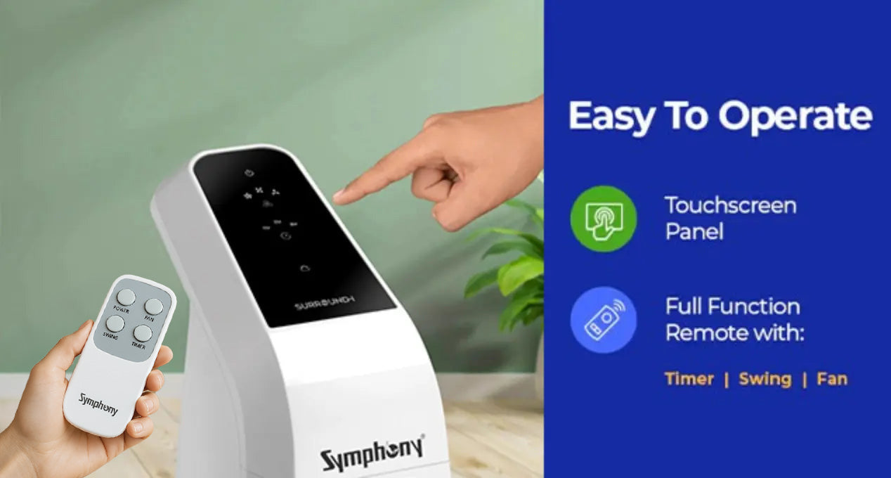 Modern Touchscreen Panel & Full Remote Control