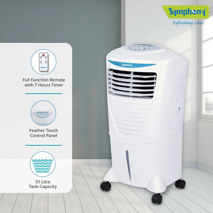 HiCool i Modern Personal Air Cooler 31-Litres with Full Function Remote