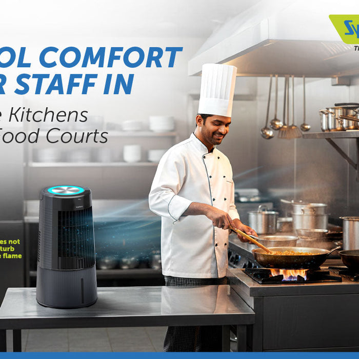 Cool Comfort for Staff in Large Kitchens and Food Courts