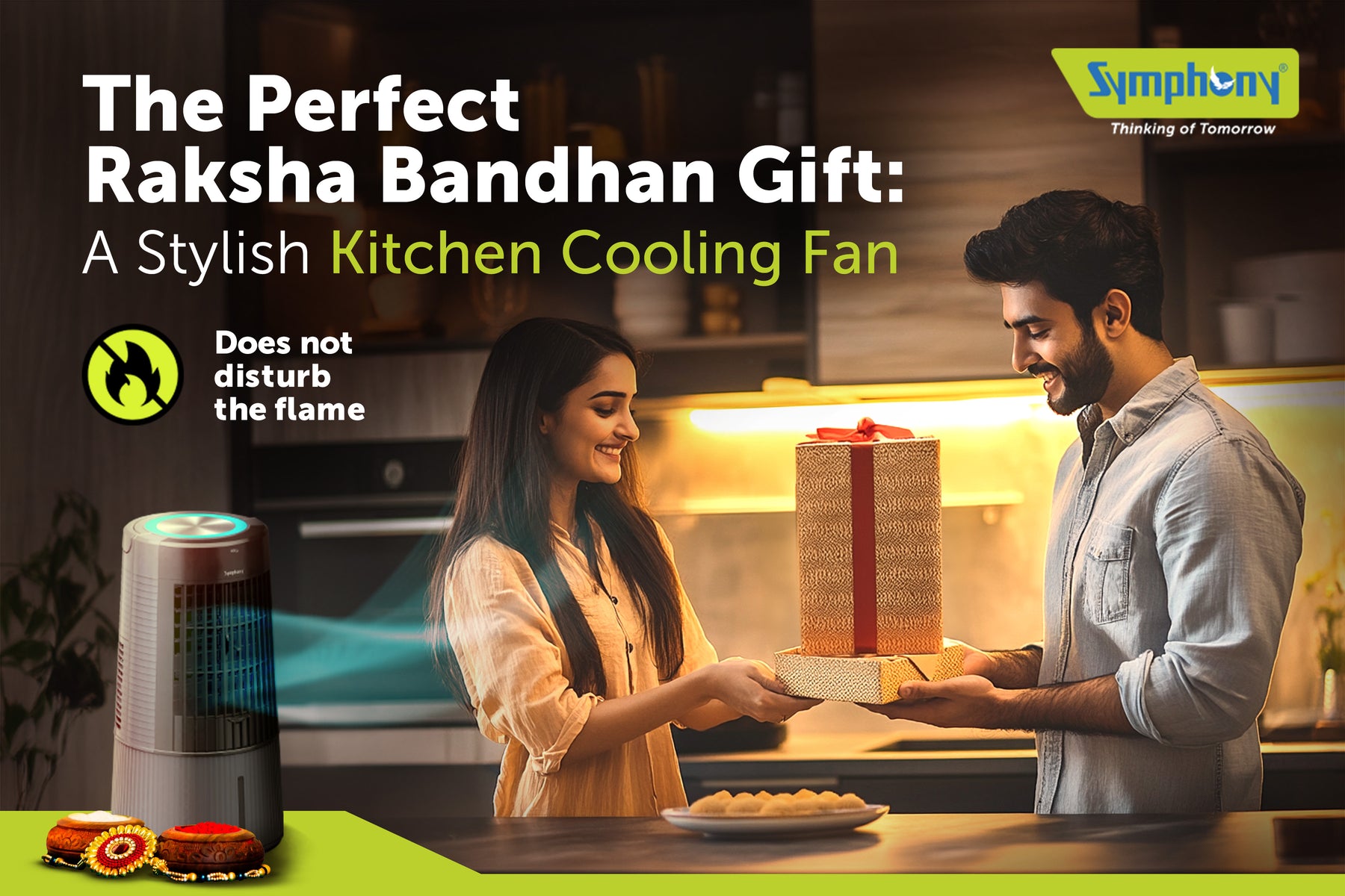 The Perfect Raksha Bandhan Gift: A Stylish Kitchen Cooling Fan