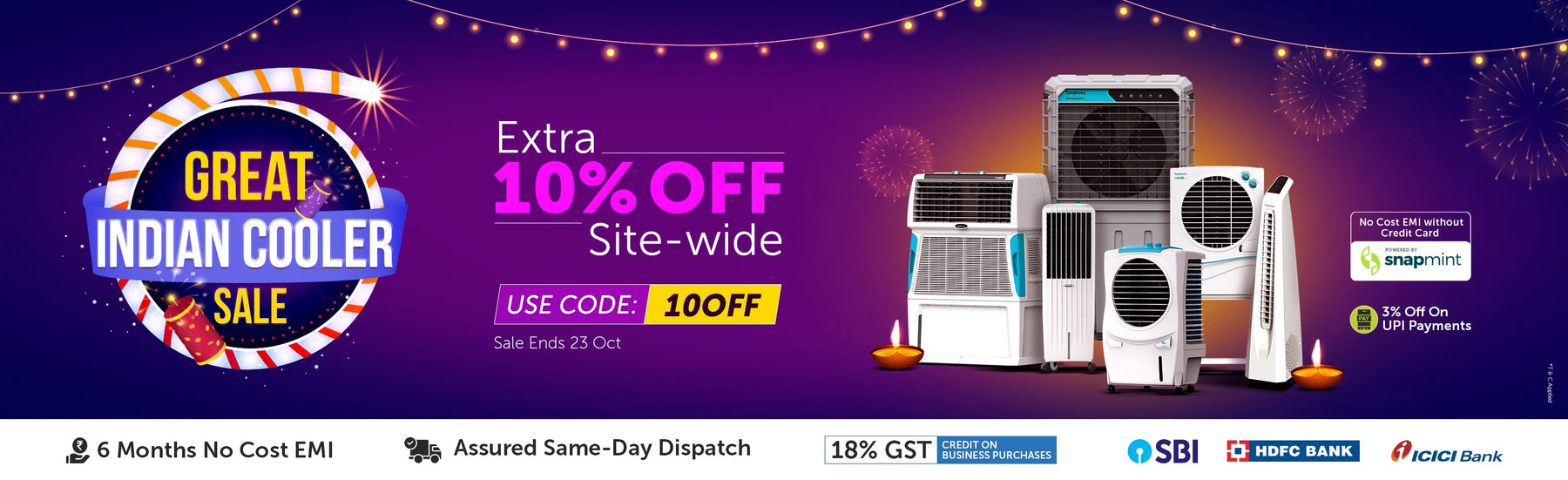 Massive Diwali Discounts on Symphony Commercial Coolers: Upgrade Your Business Today!