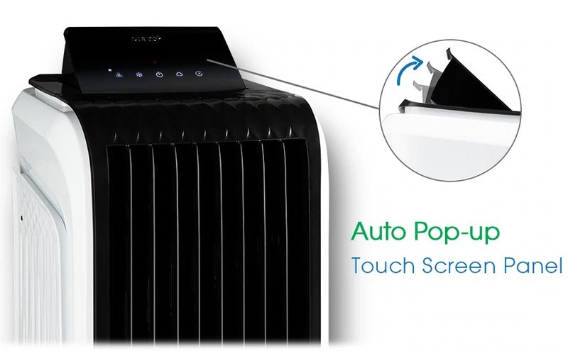 Automatic pop-up touch screen control
