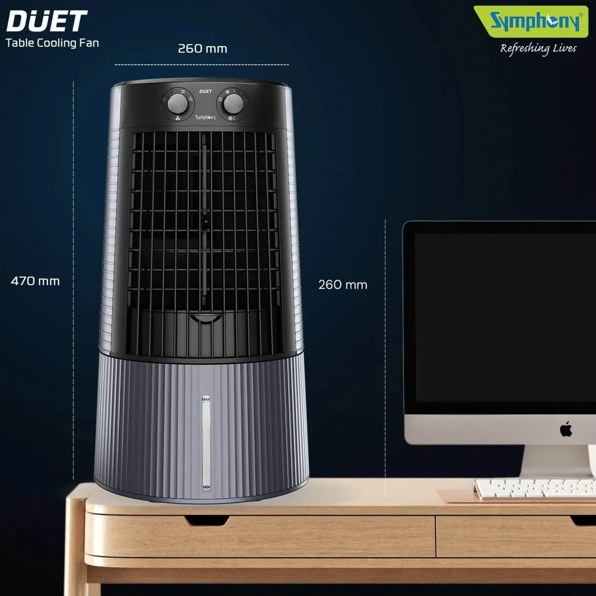 Duet Powerful Personal Table Cooling Fan
