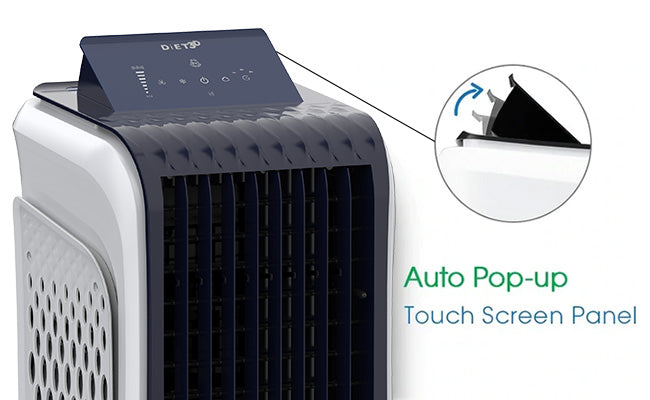 Automatic pop-up touch screen control