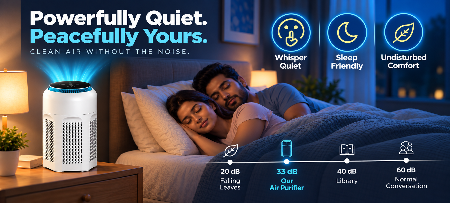 33 dB Whisper-Quiet Sleep Mode