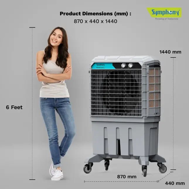 Symphony air best sale cooler range