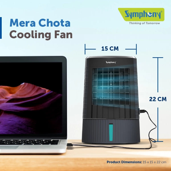 Duet Mini Personal Table Cooling Fan + FREE 10,000 mAh Power Bank