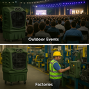 Air Force 160 Air Cooler | 160L Water Tank | Industrial Grade Air Cooler