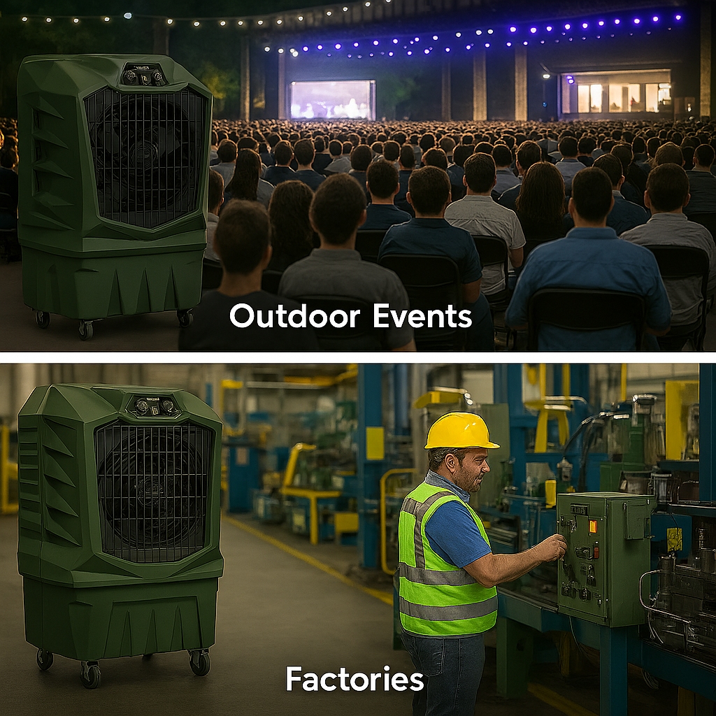 Air Force 160 Air Cooler | 160L Water Tank | Industrial Grade Air Cooler