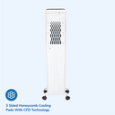 Diet 3D 55i+ | Tower Air Cooler | Remote | Pop-up Touchscreen