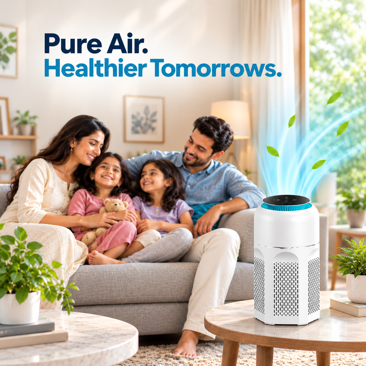 SilenzAir CORE | Smart Air Purifier | PM2.5 Sensor  with 4-in-1 Filtration