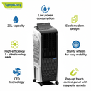 Diet 3D 20i Tower Air Cooler | 20L Water Tank