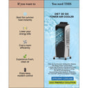 Diet 3D 30i | Tower Air Cooler |  Magnetic Remote