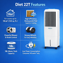 Diet 22T Personal Tower Air Cooler 18-Litres