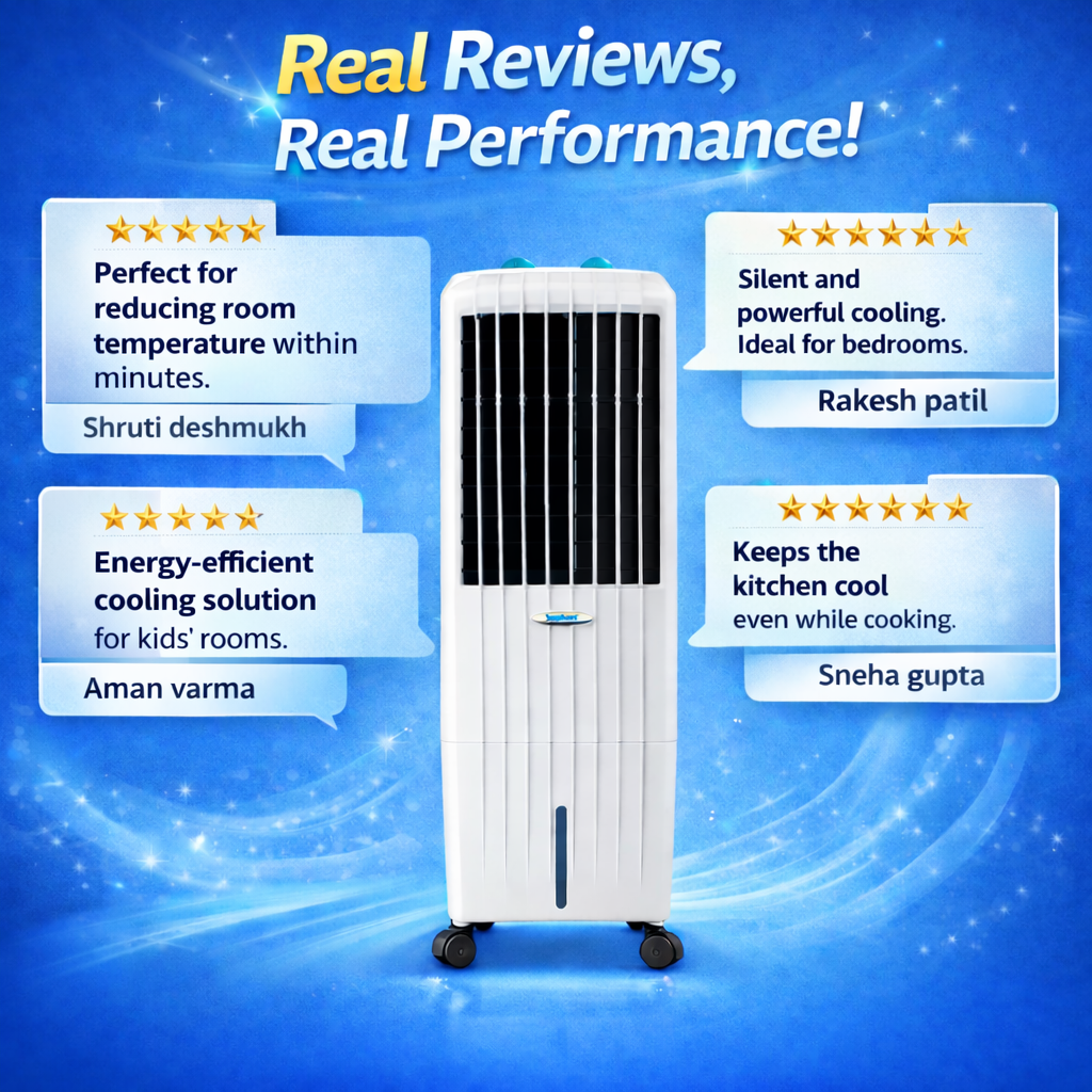 Diet 22T Personal Tower Air Cooler 18-Litres