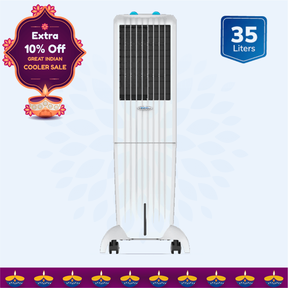 Diet 35T Sleek & Powerful Personal Tower Air Cooler 35-litres