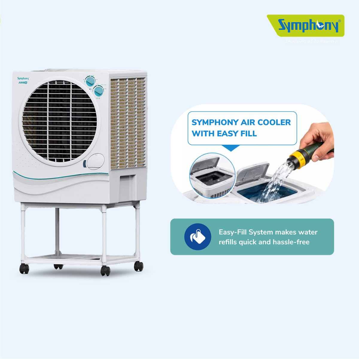 Jumbo 70 with Trolley | Desert Air Cooler