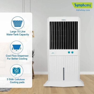 Symphony Cooler Without Water Tower Fan Cooler With Water Buy