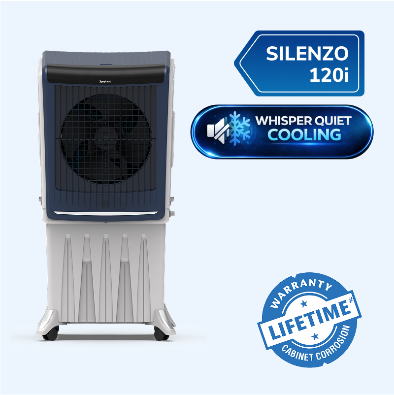 Silenzo 120i | Most Silent Air Cooler | Touch Panel