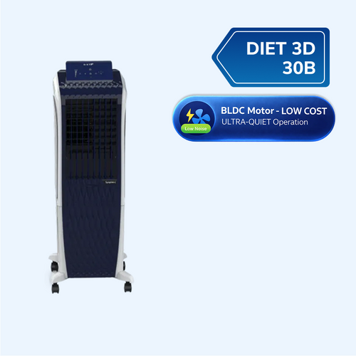 Diet 3D 30B BLDC Tower Air Cooler | Magnetic Remote
