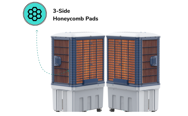 3-Side Honeycomb Pads