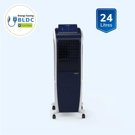 Diet 3D 30B BLDC Tower Air Cooler 24-litres with Magnetic Remote