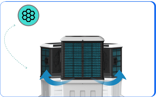 Highly Effective Honeycomb Cooling Pads