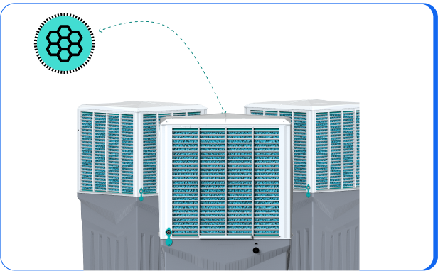 Honeycomb Cooling Pads for Maximum Cooling