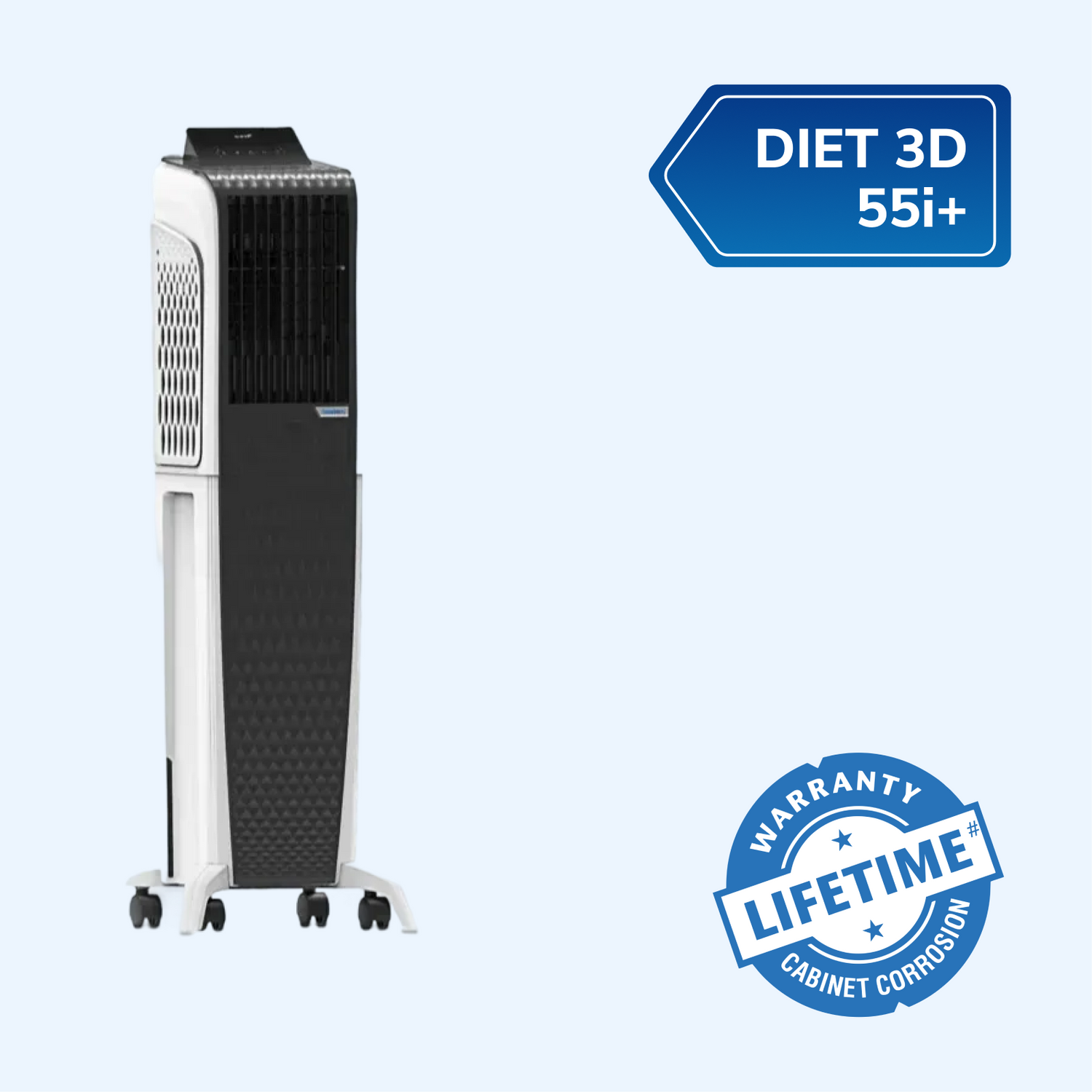 Diet 3D 55i+ | Tower Air Cooler | Remote | Pop-up Touchscreen
