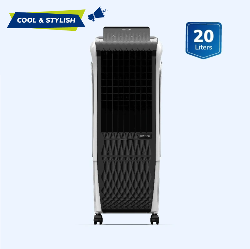 Diet 3D 20i Tower Air Cooler 20-litres with Magnetic Full Function Remote