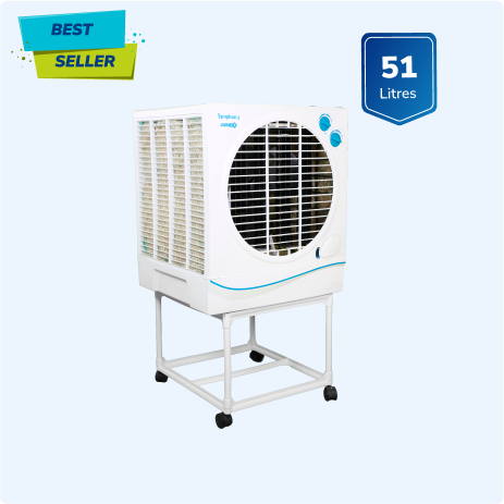 Jumbo 51 Room Desert Air Cooler 51-litres with Trolley