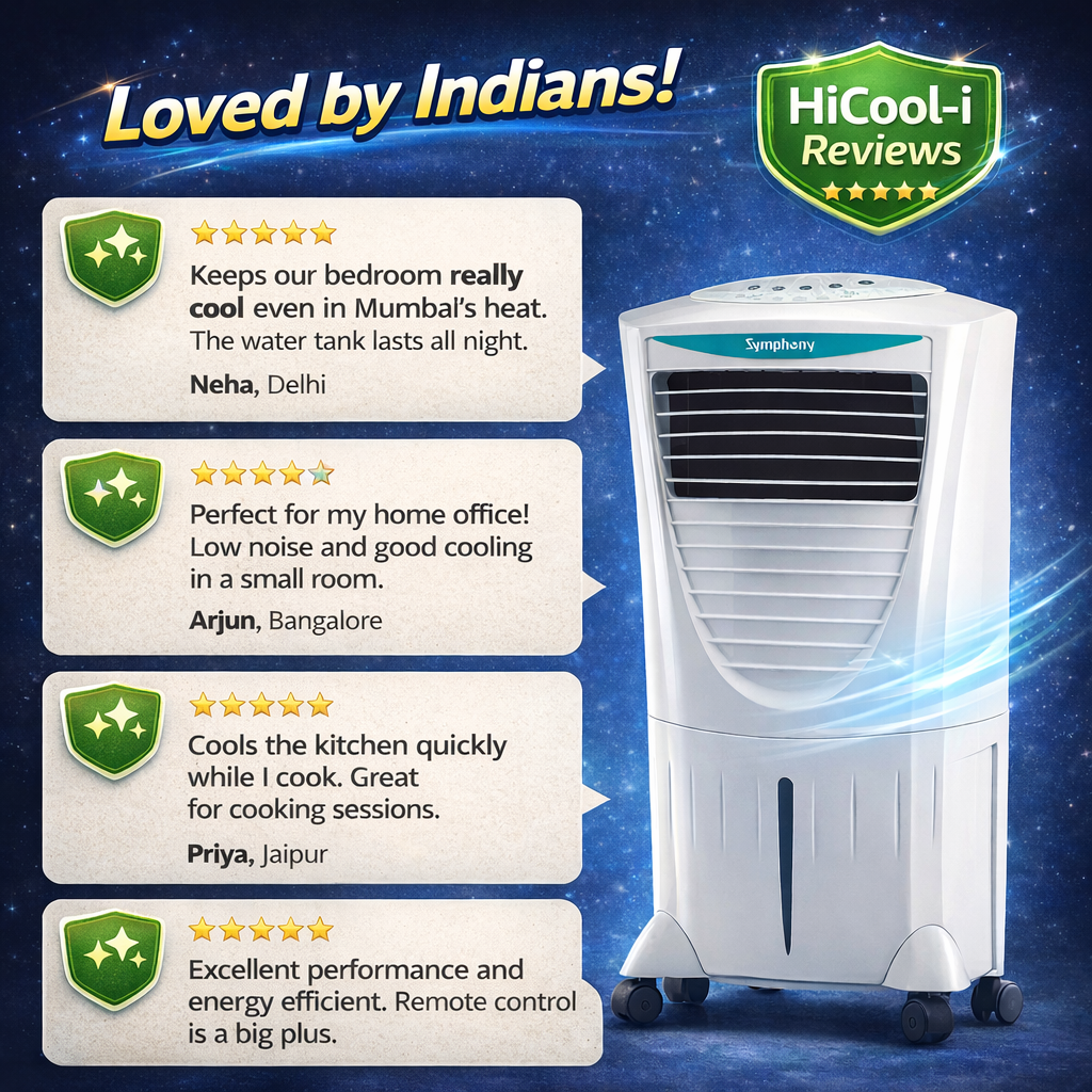HiCool i Modern Personal Air Cooler with Full Function Remote
