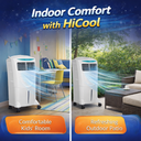 HiCool i Modern Personal Air Cooler with Full Function Remote