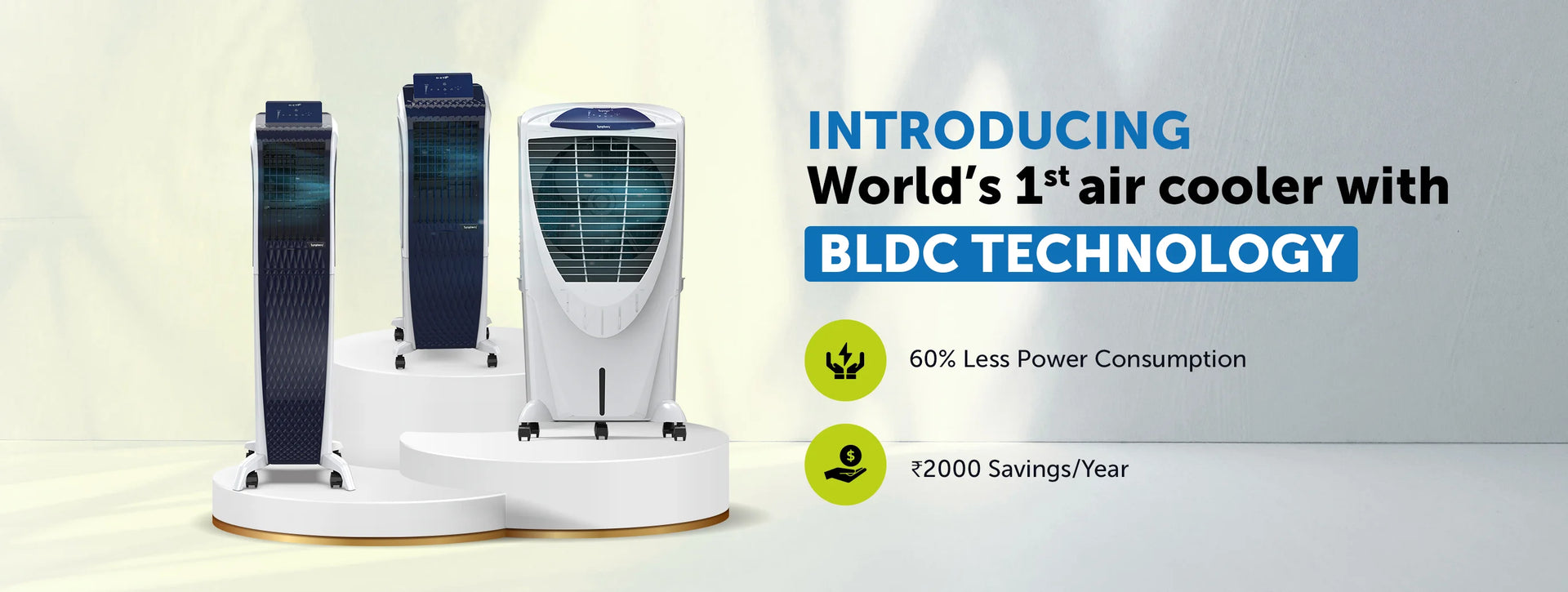 Symphony Air Cooler with BLDC Technology 