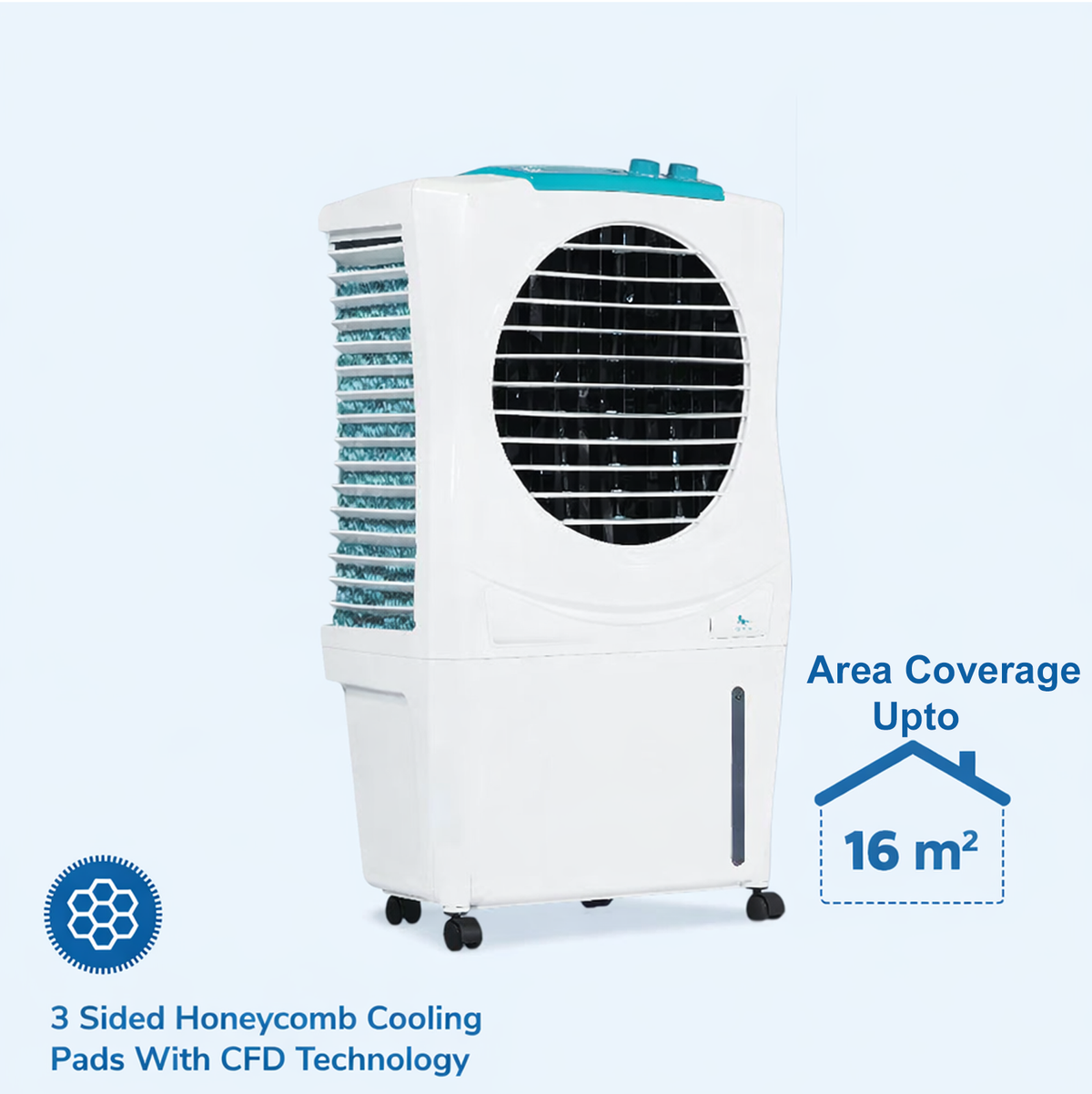 Ice Cube 27 Personal Room Air Cooler with Powerful Fan