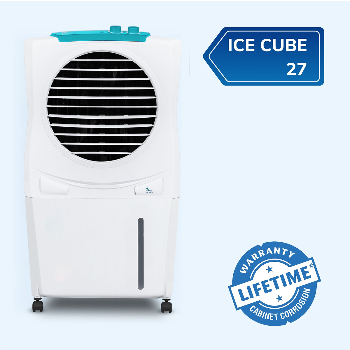 Ice Cube 27 Personal Room Air Cooler with Powerful Fan