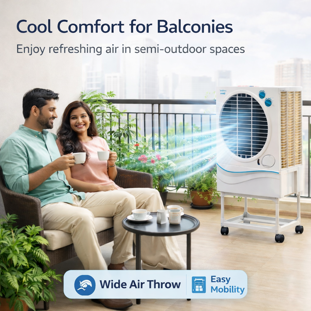 Jumbo 70 with Trolley | Desert Air Cooler